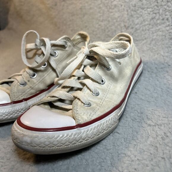 Converse Chuck Taylor All Star White Low Top Canvas 3J236 Youth 3 W 5 - Picture 7 of 16